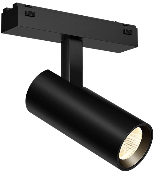 Trace Mini Spot 32 12W — Trace series · 48V magnetic track — Sandy White, Sandy Black