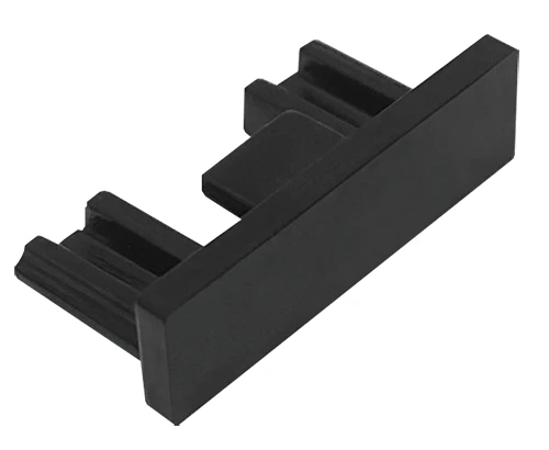 Trace Side Cap — Sandy White — Trace series · 48V magnetic track