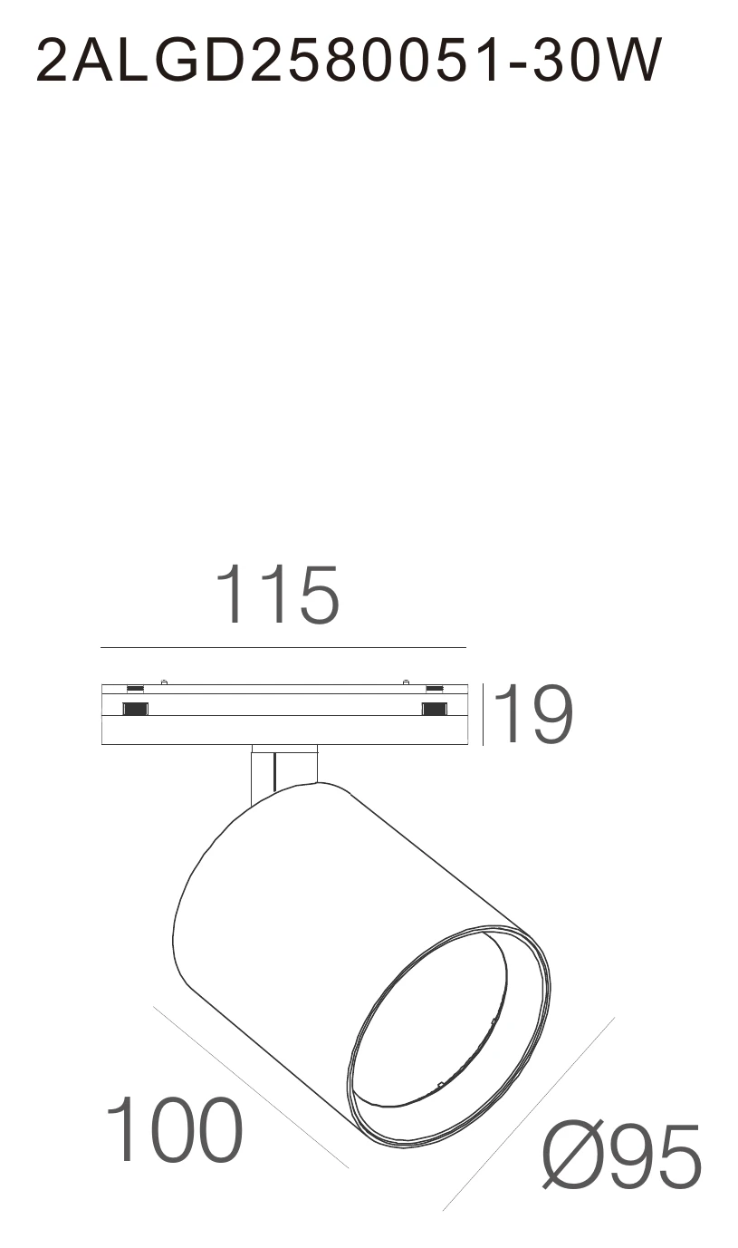 Trace Spot 51 30W (QV 15200-351) — view 3