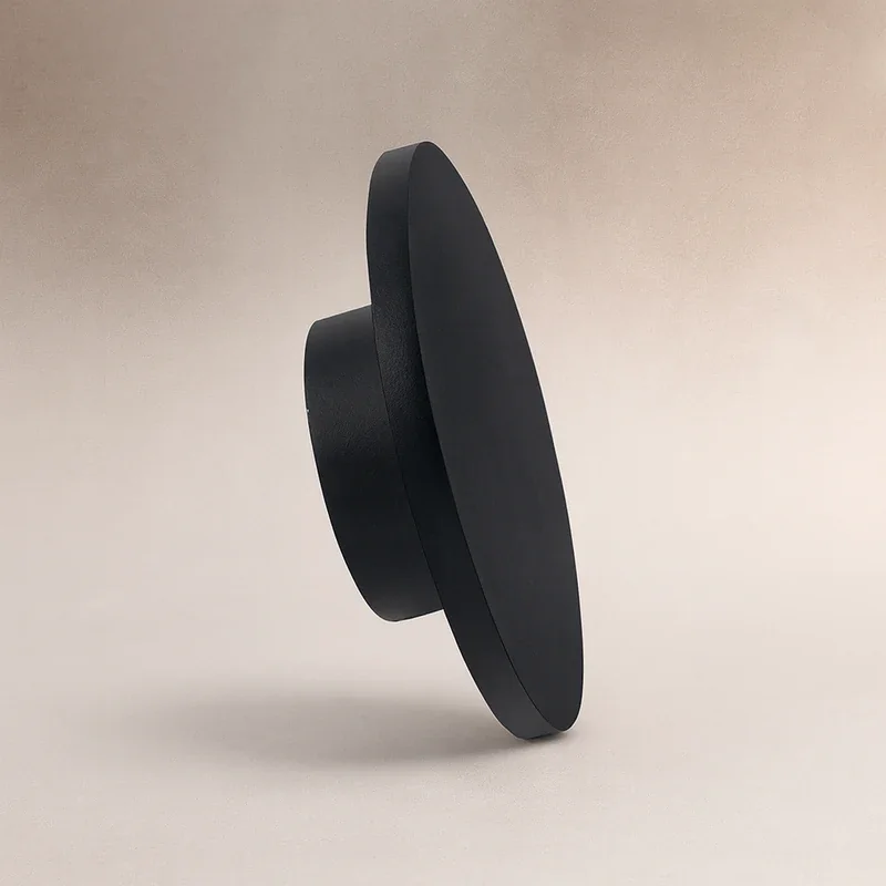 Black Umbra Wall Light — Sandy Black — Umbra series · Indirect disc