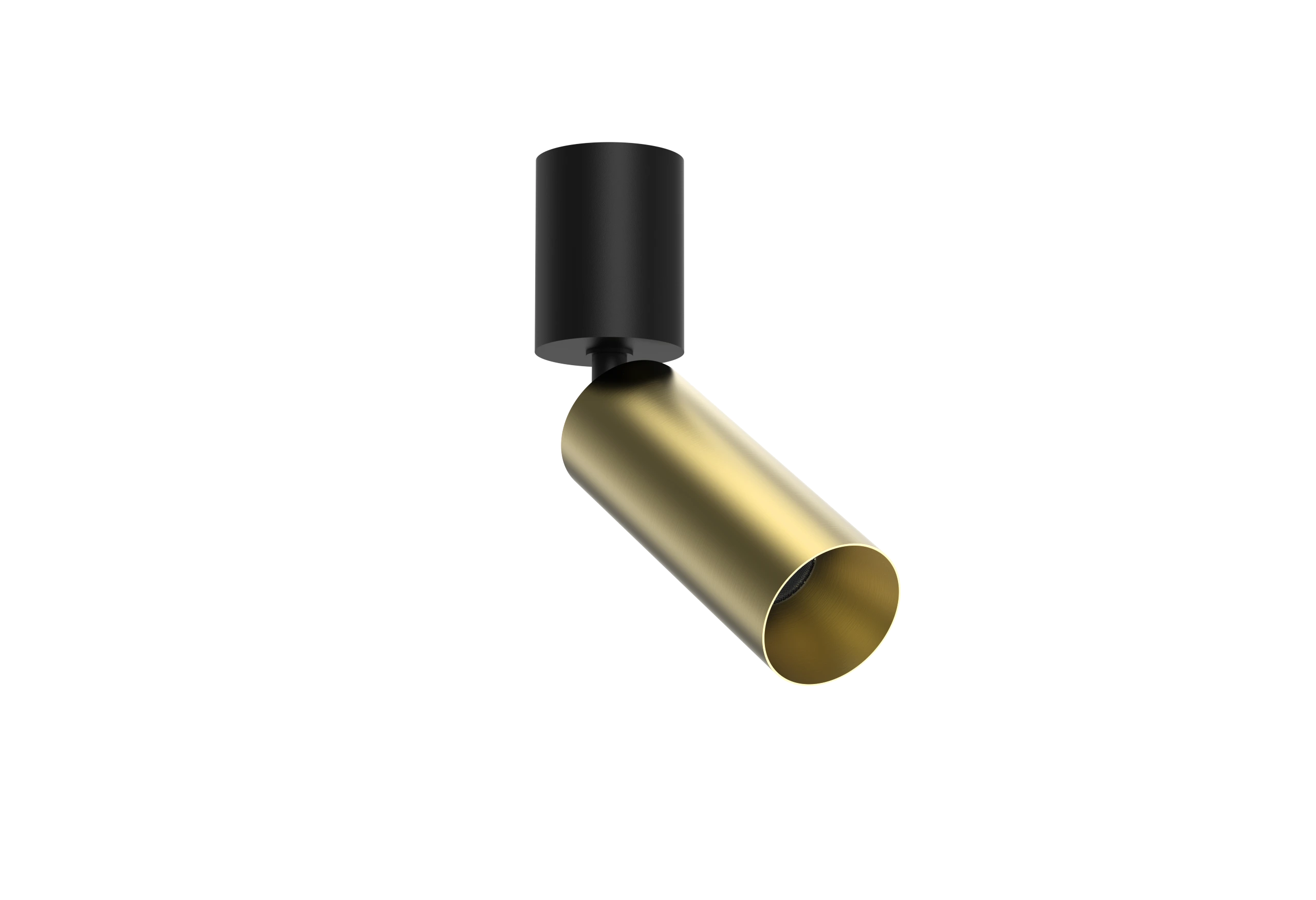 Brass Vector Spot — Vector series · Adjustable surface spot — Matte Brass