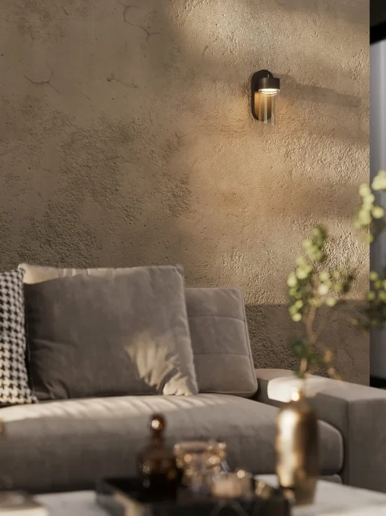Black Vial Wall Light (QN 38452-451) — view 3