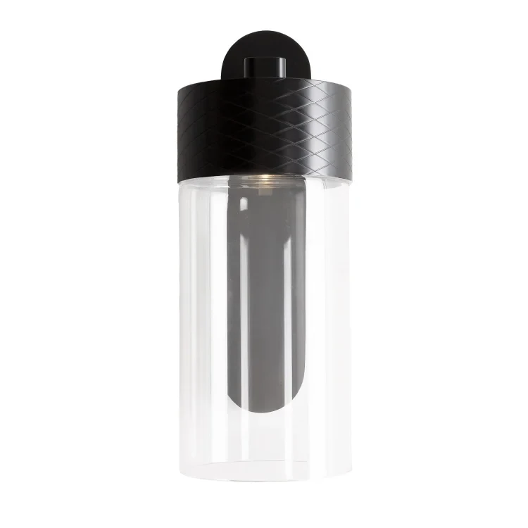Black Vial Wall Light — Sandy Black — Vial serisi · Cam kılıflı aplik